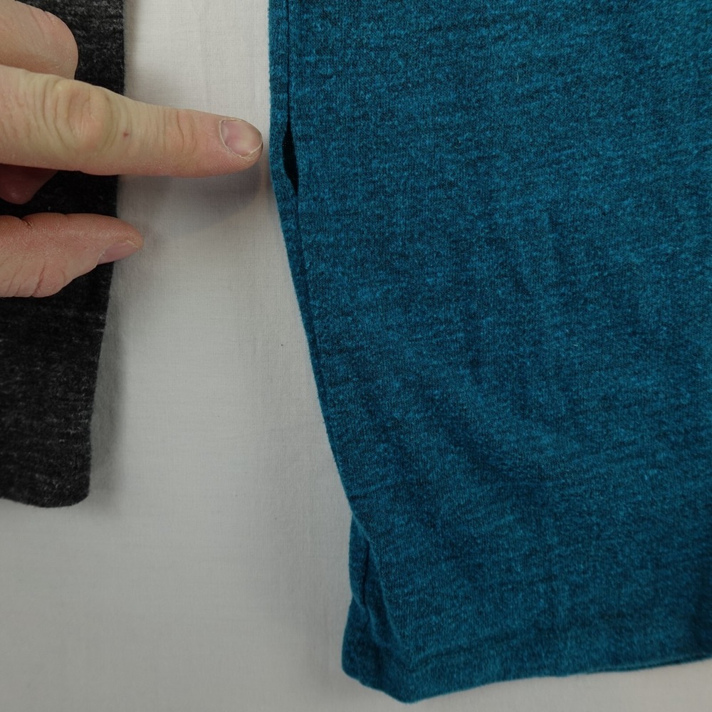 Raw State Shirt Mens XXL Blue Redemption Spell Out Graphic Waffle Thermal Flaws - Picture 6 of 11